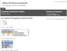 Tablet Screenshot of office-si.de